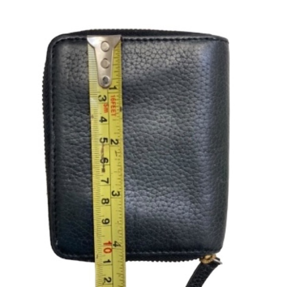 Tory Burch black leather compact wallet - Picture 4 of 15